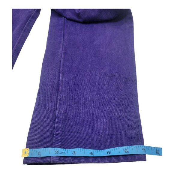 Vintage Marithe Francois Girbaud Jean Mens 28 Purple Y2K Baggy Hot Boy Plum USA - Picture 6 of 12